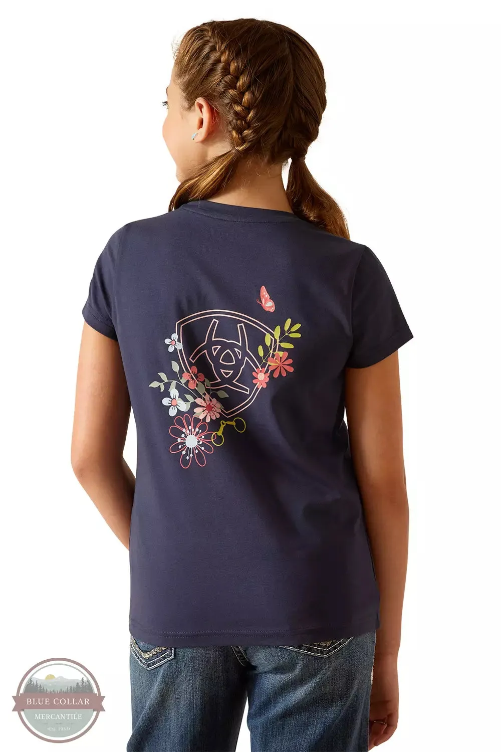 10048555 Pretty Shield T-Shirt in Navy Eclipse