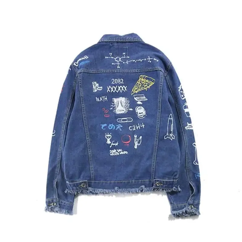 2082 Graffiti Denim Jacket