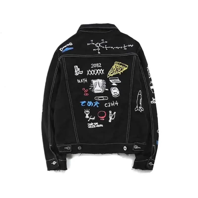 2082 Graffiti Denim Jacket