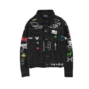 2082 Graffiti Denim Jacket