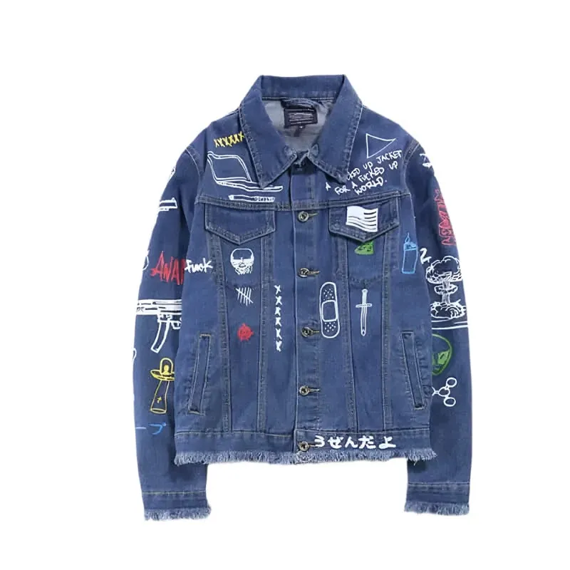 2082 Graffiti Denim Jacket