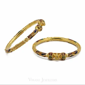 22K Gold 2 Piece Baby Bangles