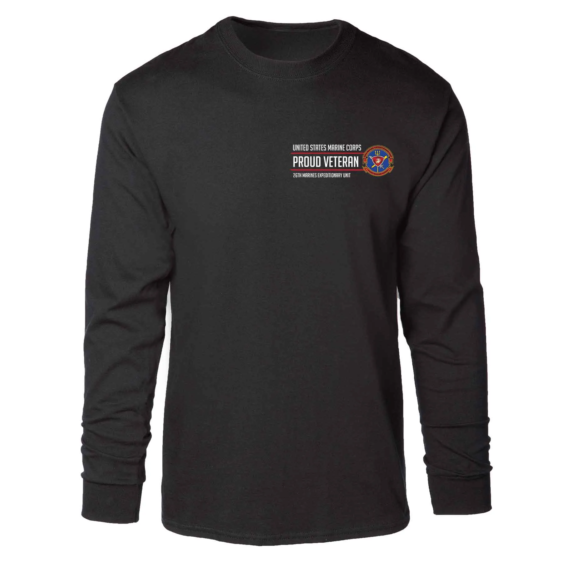 26th Marines Expeditionary Proud Veteran Long Sleeve T-shirt