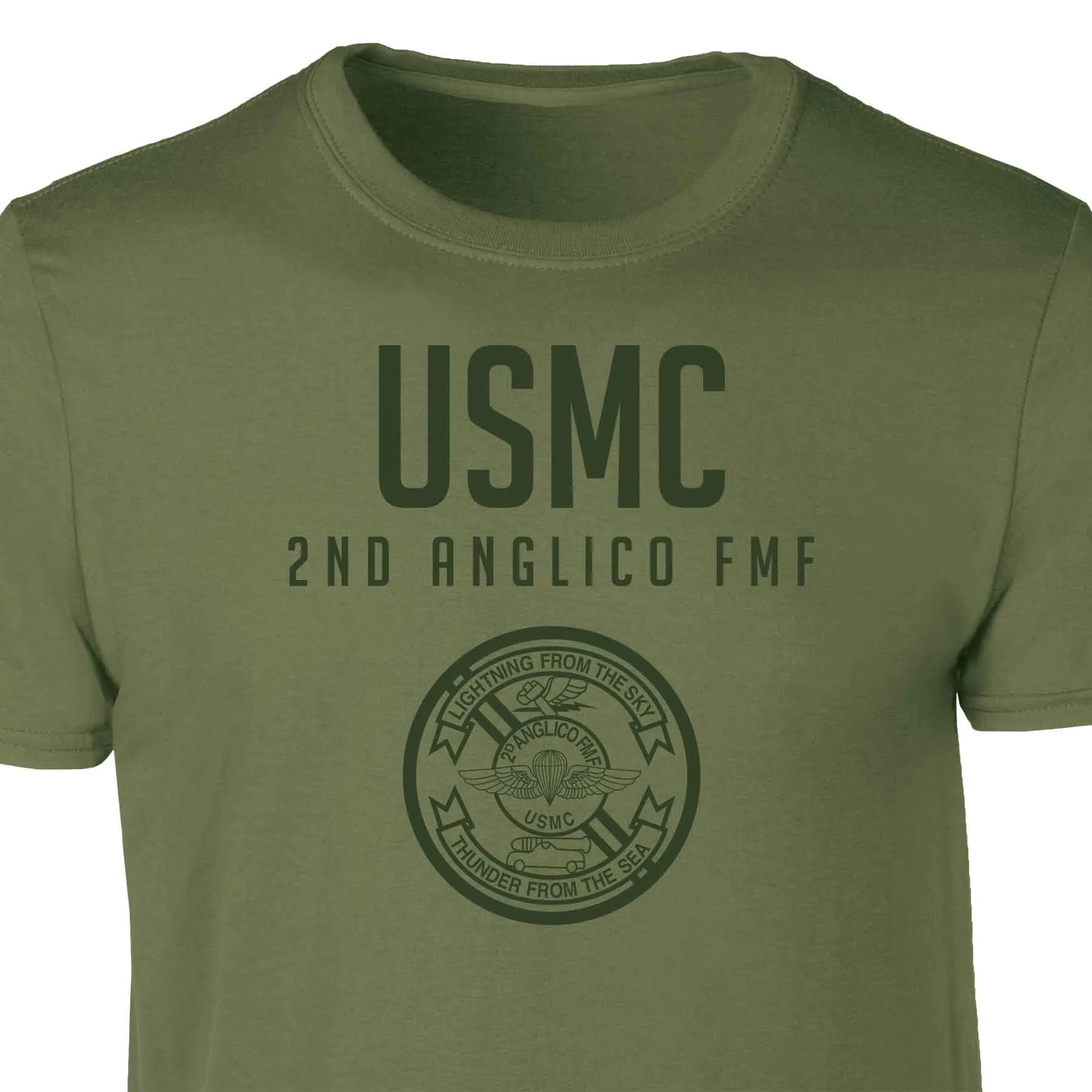 2D Anglico FMF Tonal Patch Graphic T-shirt