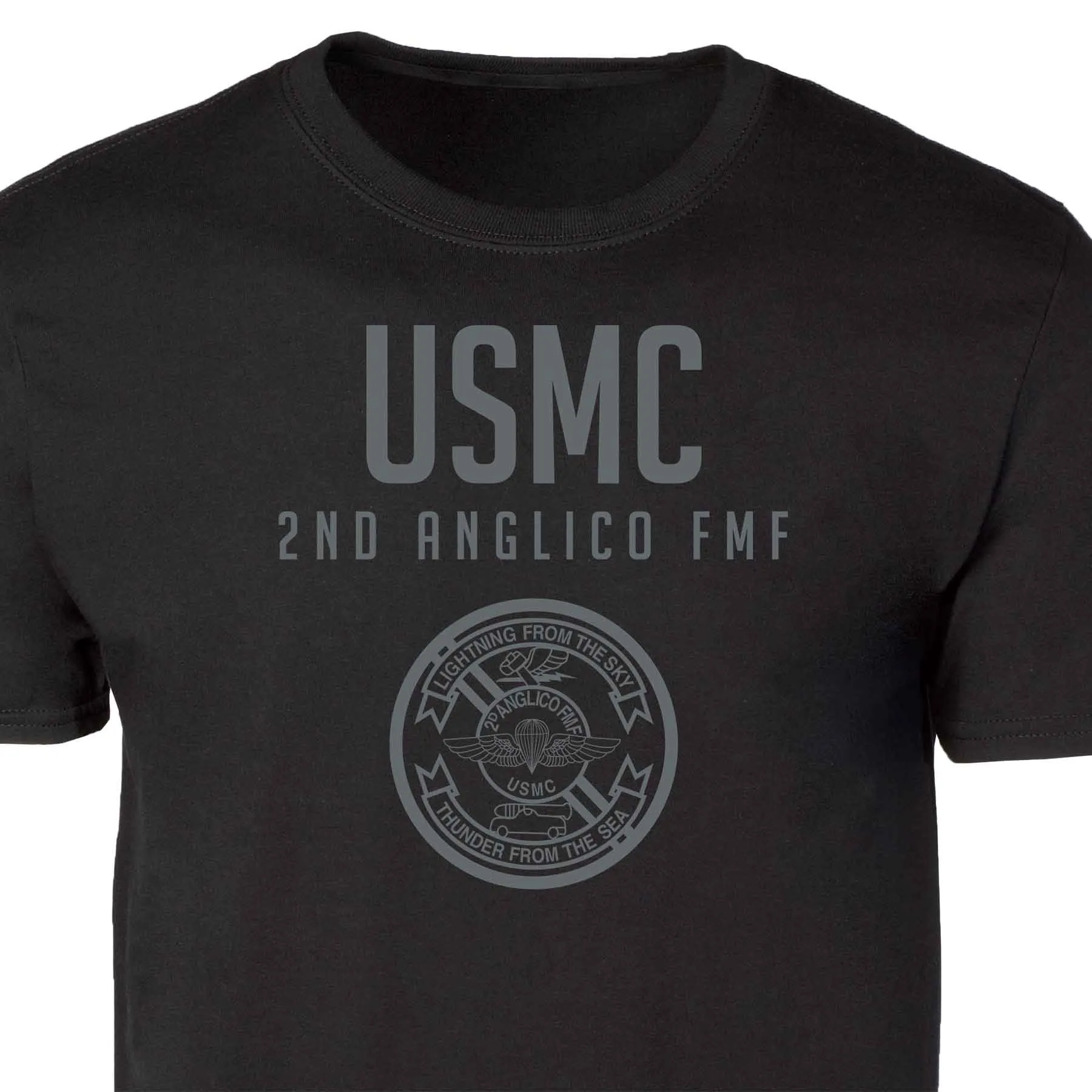 2D Anglico FMF Tonal Patch Graphic T-shirt