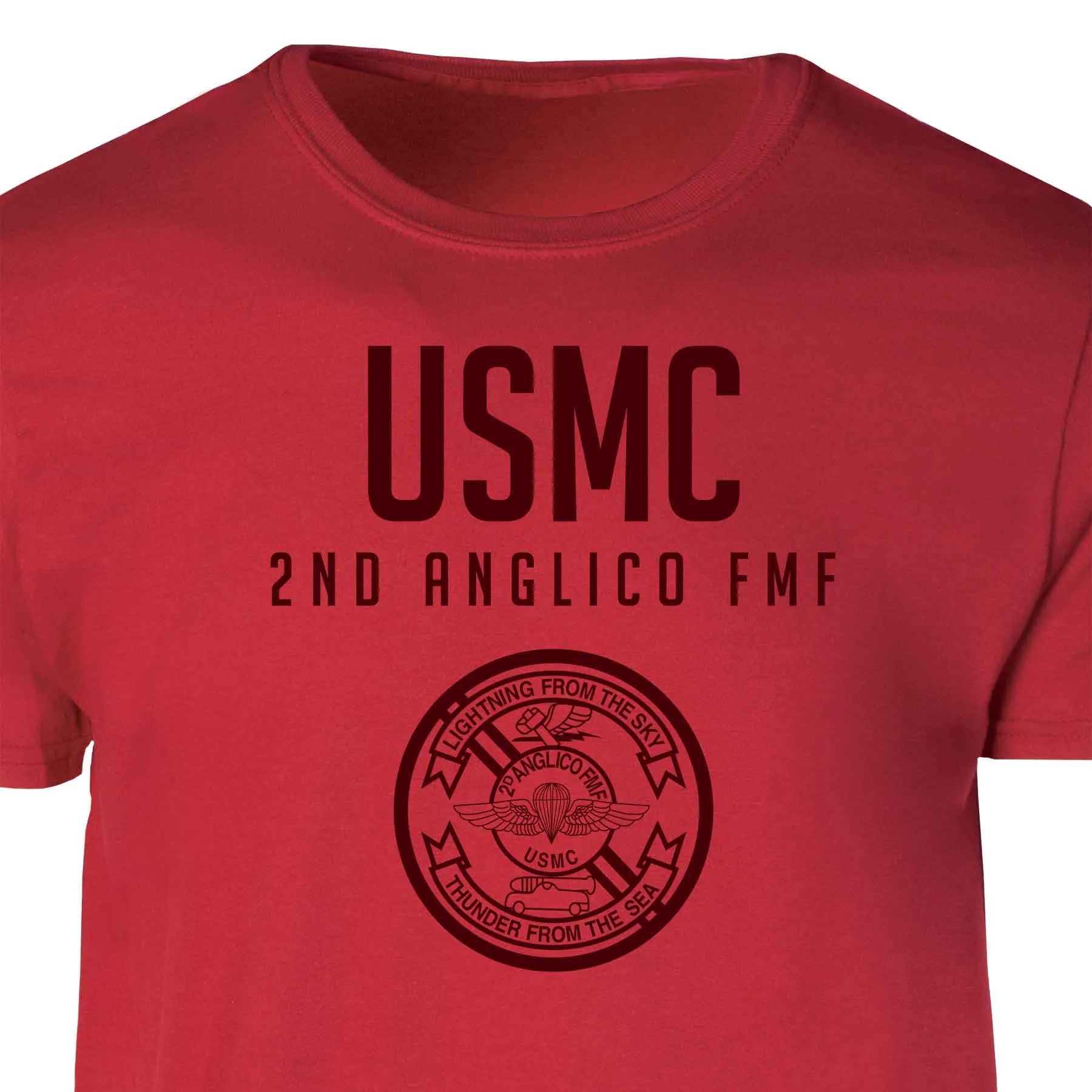 2D Anglico FMF Tonal Patch Graphic T-shirt