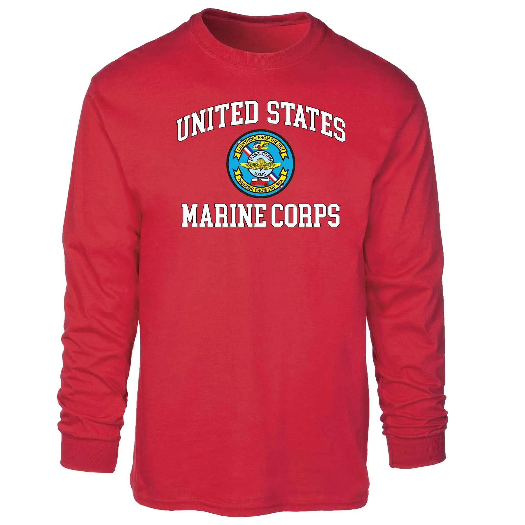 2D Anglico FMF USMC Long Sleeve T-shirt