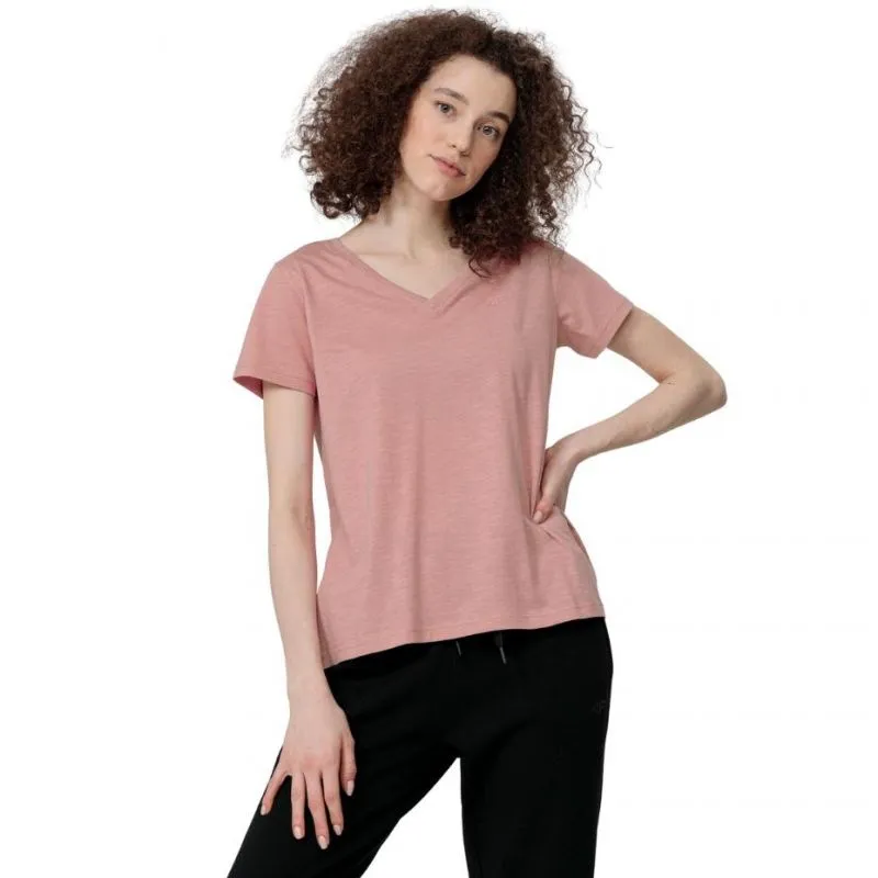 4F Womens Cotton T-shirt - Pink