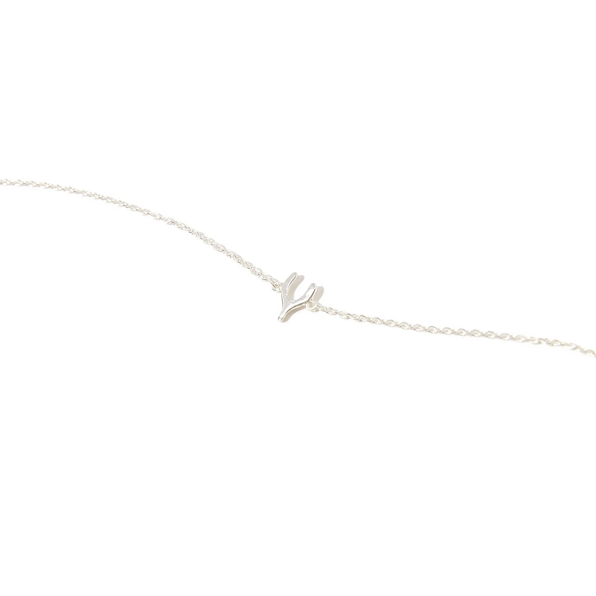 925 Pure Sterling Silver Wishbone Bracelet For Women