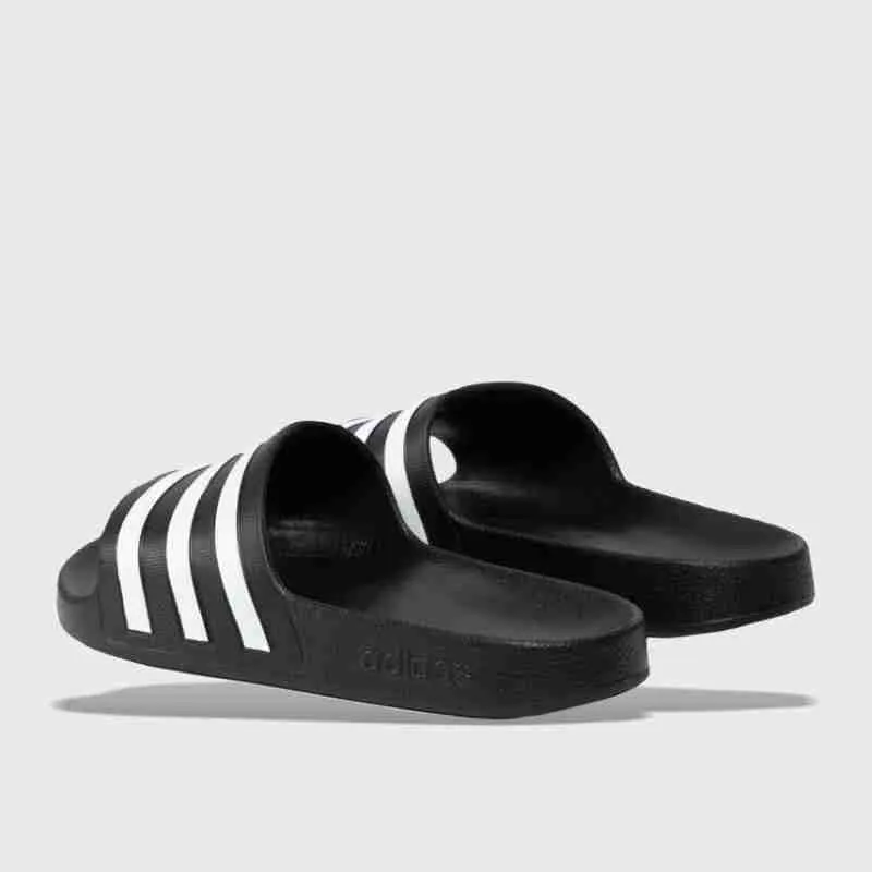 Adidas Unisex Adilette Aqua Slides Black/White _ 167874 _ Black