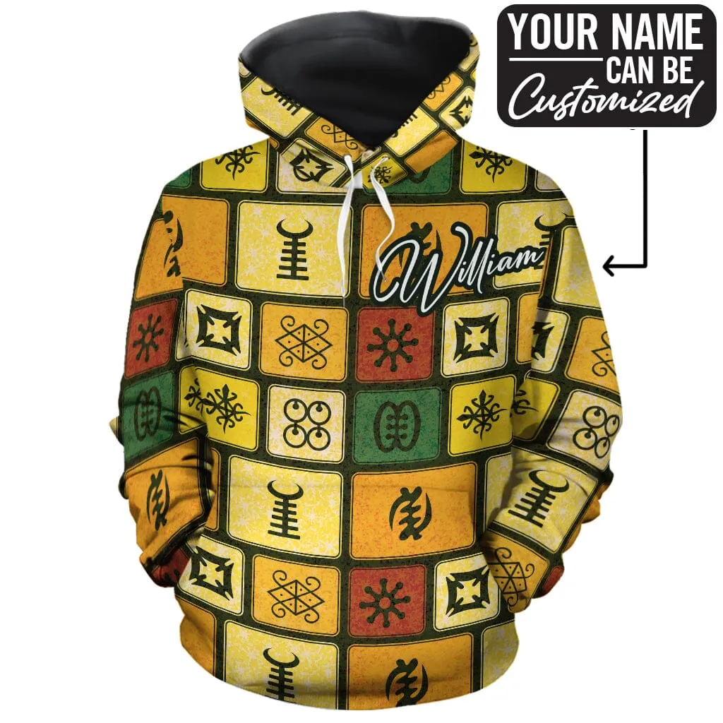 Adinkra Symbols All-over Hoodie