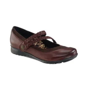 Aetrex Ada Braided Mary Jane (Women) - Burgundy