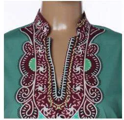 African Dashiki Embroidery Design