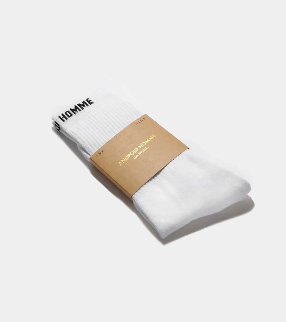 AH Crew Sock | White AHA231-06