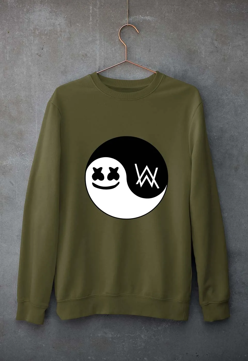 alan walker marshmello Unisex Sweatshirt for Men/Women