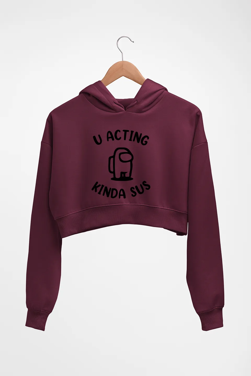 Among Us Crop HOODIE FOR WOMEN