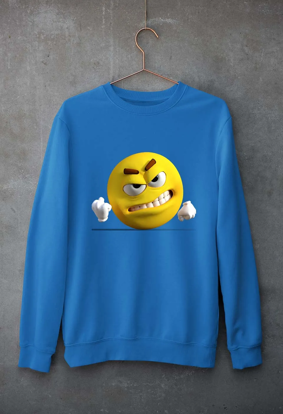 Angry Emoji Unisex Sweatshirt for Men/Women