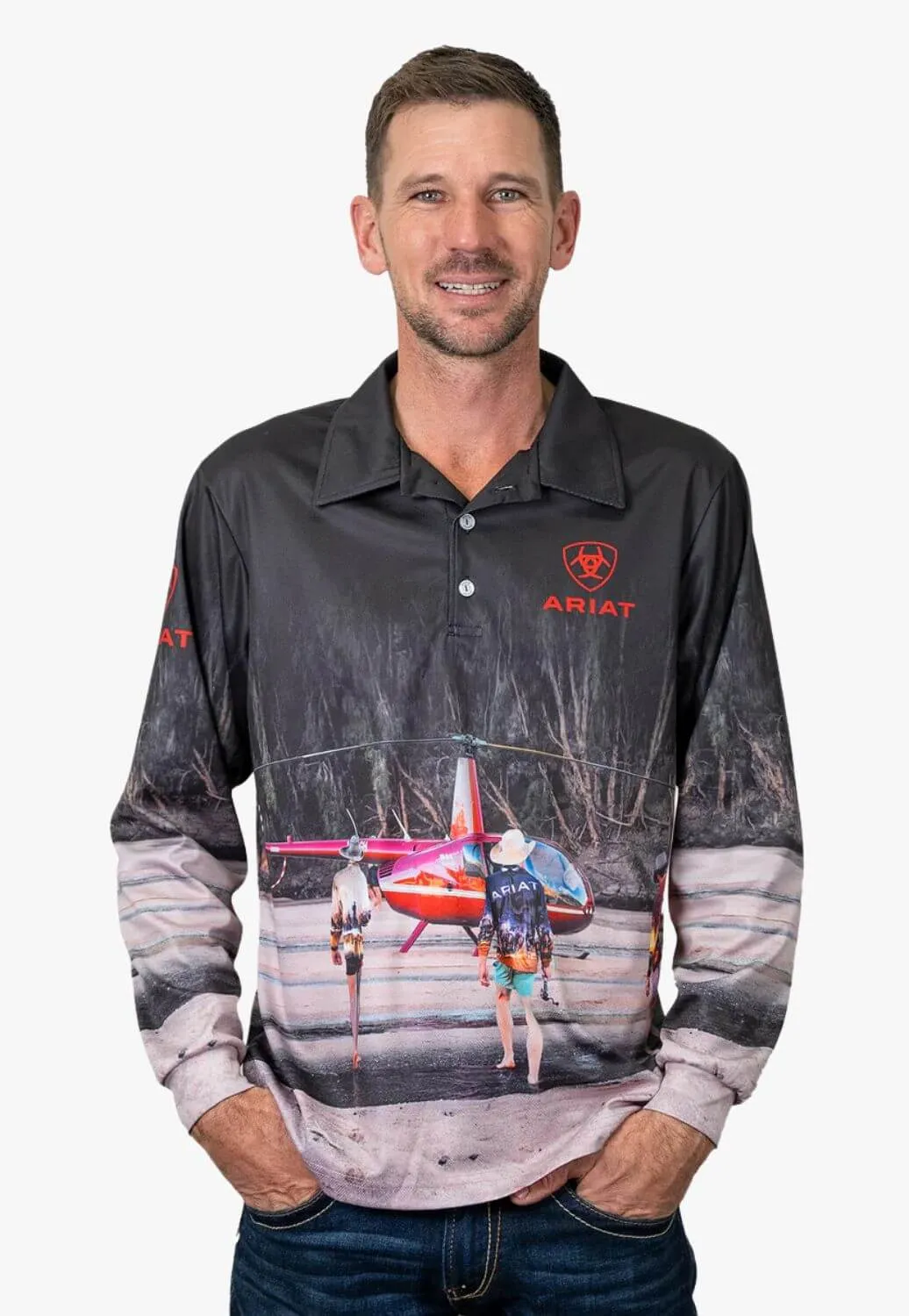 Ariat Adults Helifishing Fishing Shirt