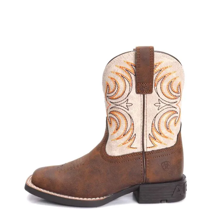 Ariat Childrens Storm Square Toe Cowboy Boots 10038444