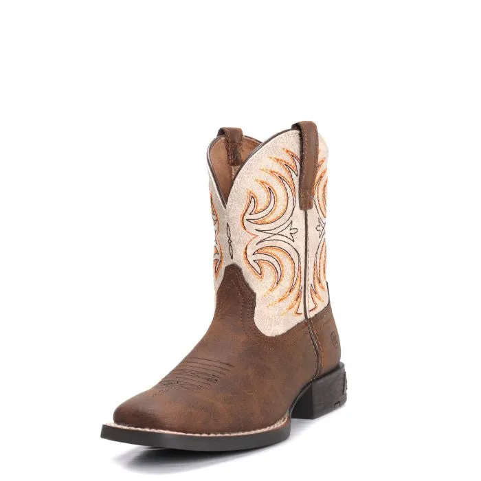 Ariat Childrens Storm Square Toe Cowboy Boots 10038444