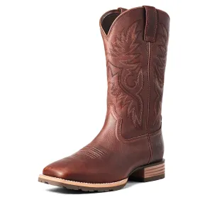 Ariat Mens Hybrid Big Boy Back Zip Western Boot Peanut