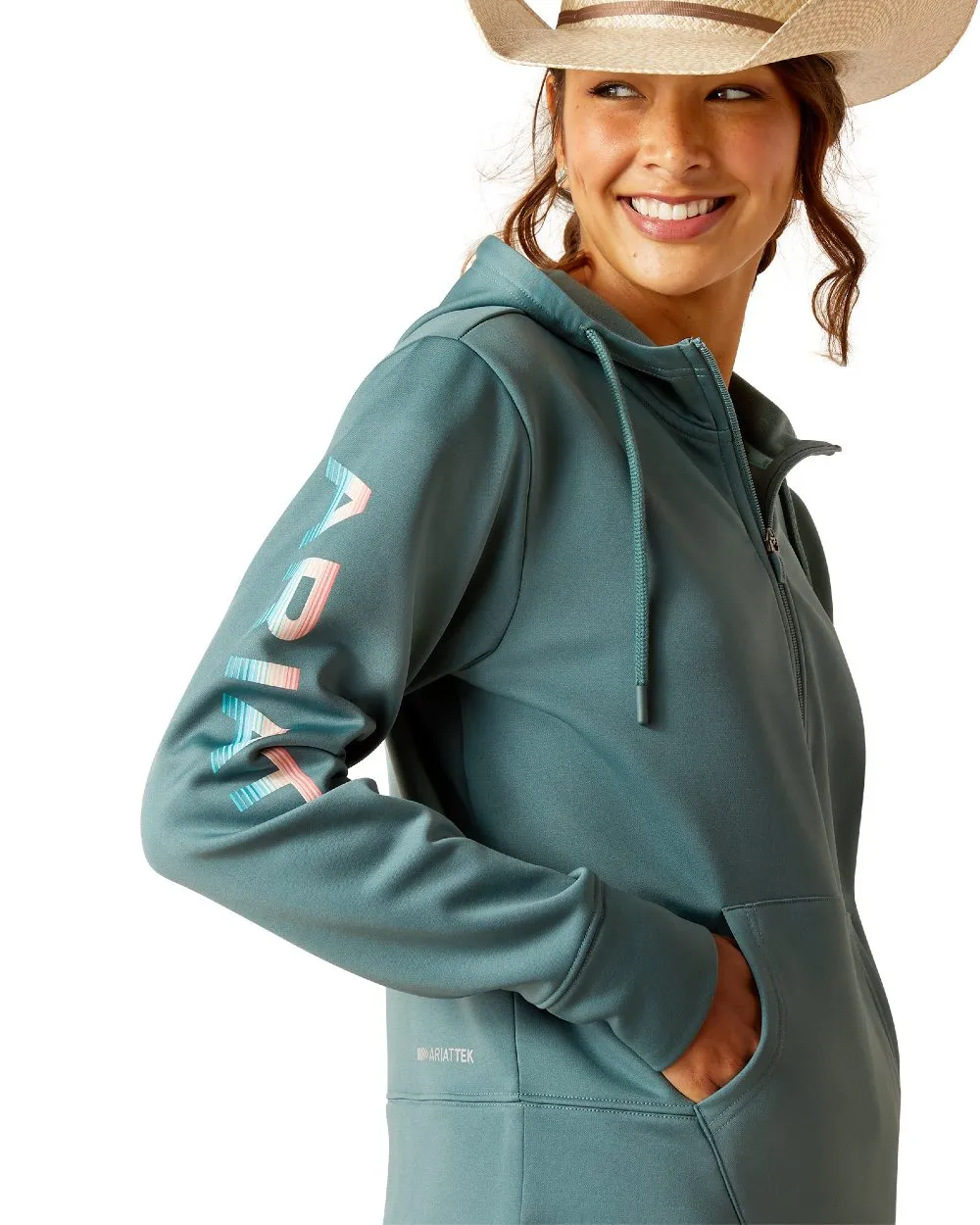 Ariat Womens Tek Half Zip Hoodie