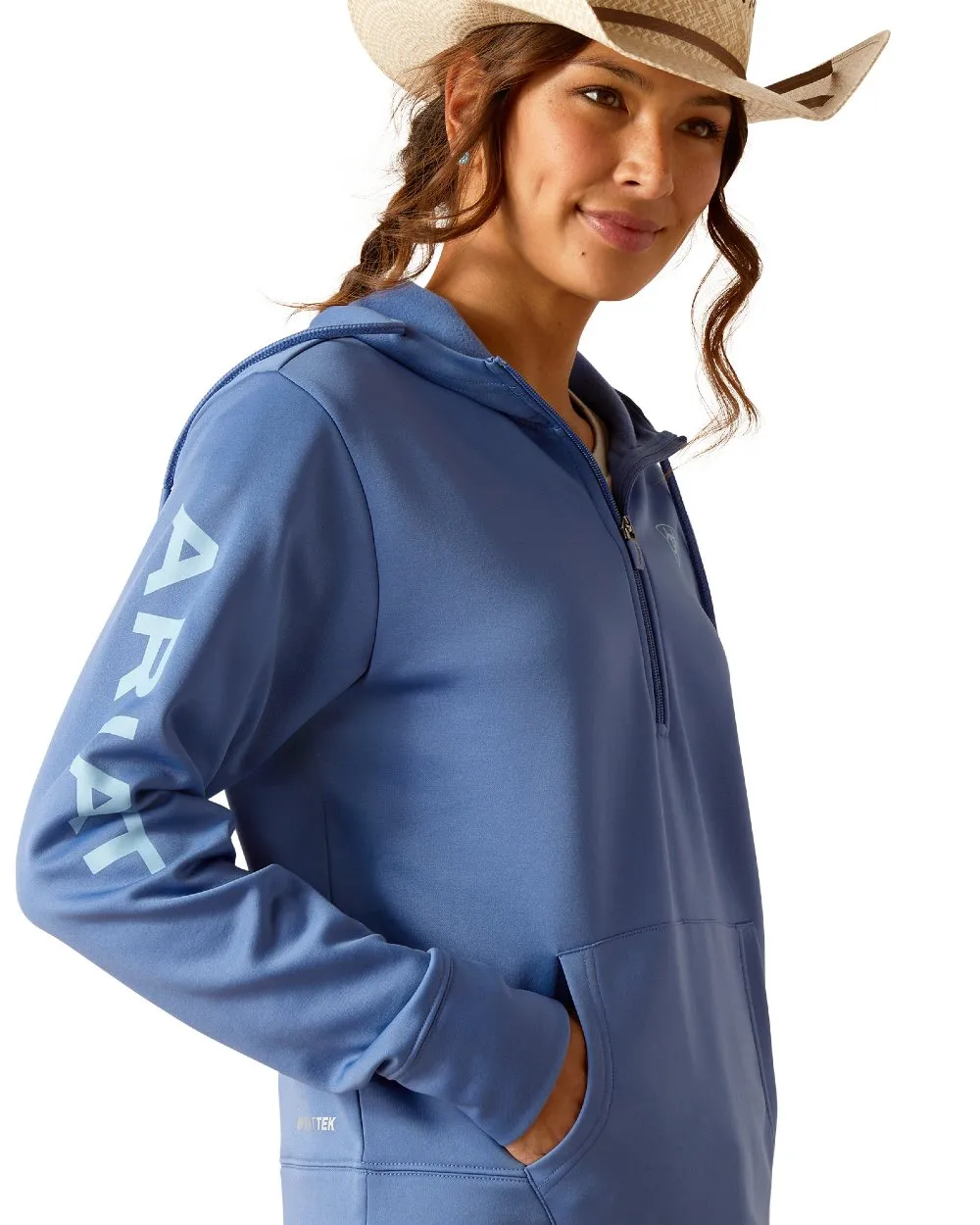 Ariat Womens Tek Half Zip Hoodie