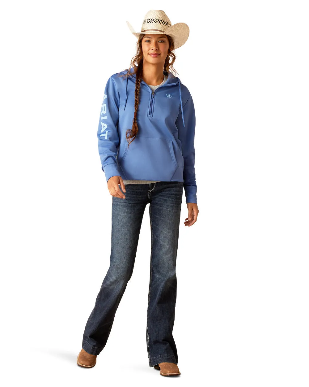 Ariat Womens Tek Half Zip Hoodie