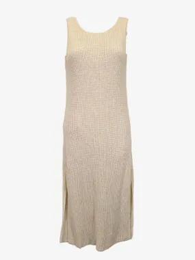 Assorted Brands Knitted U Back Cream Dress Size 6