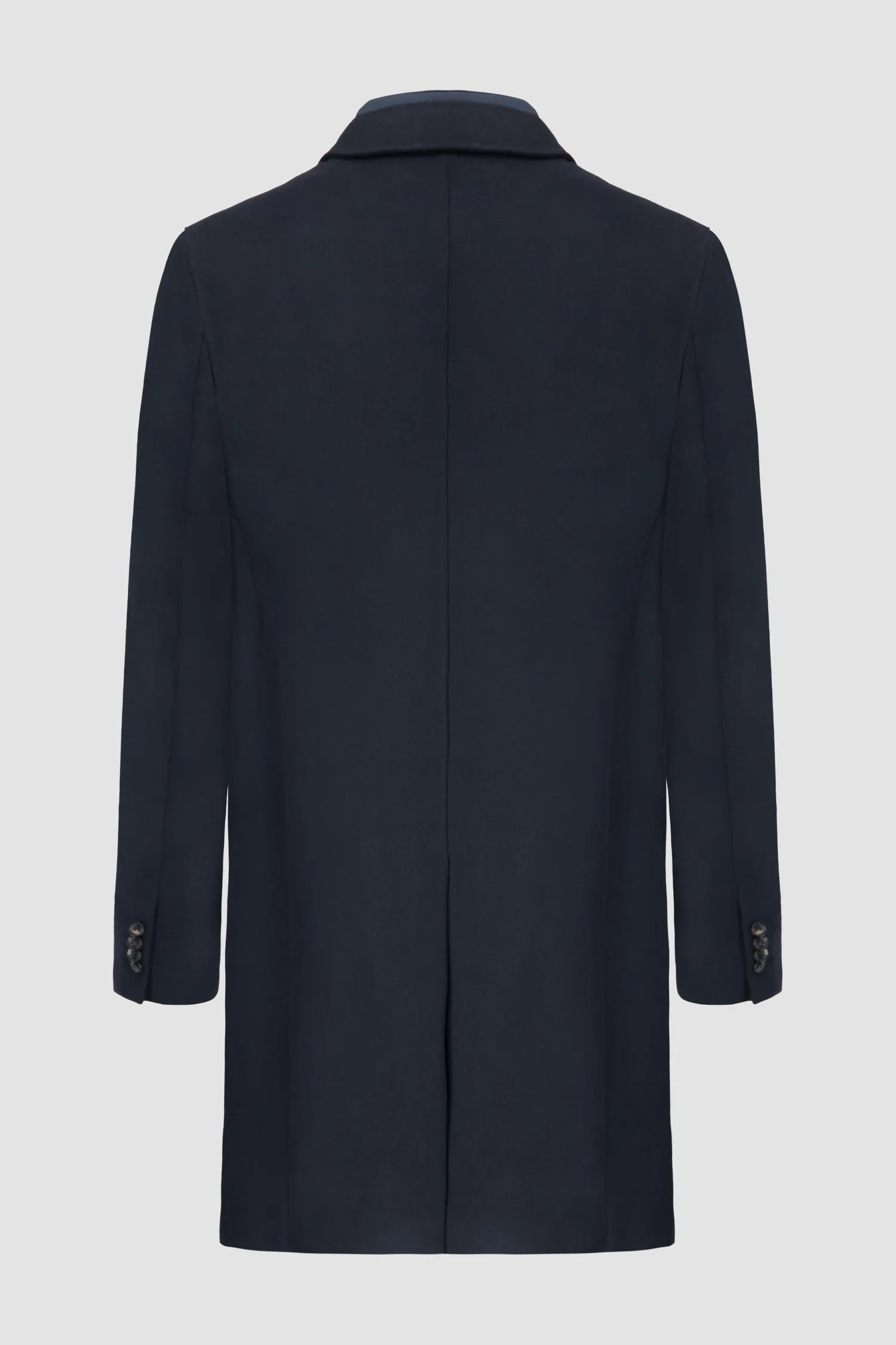 Barba Napoli Navy Coat With Removable Jacket