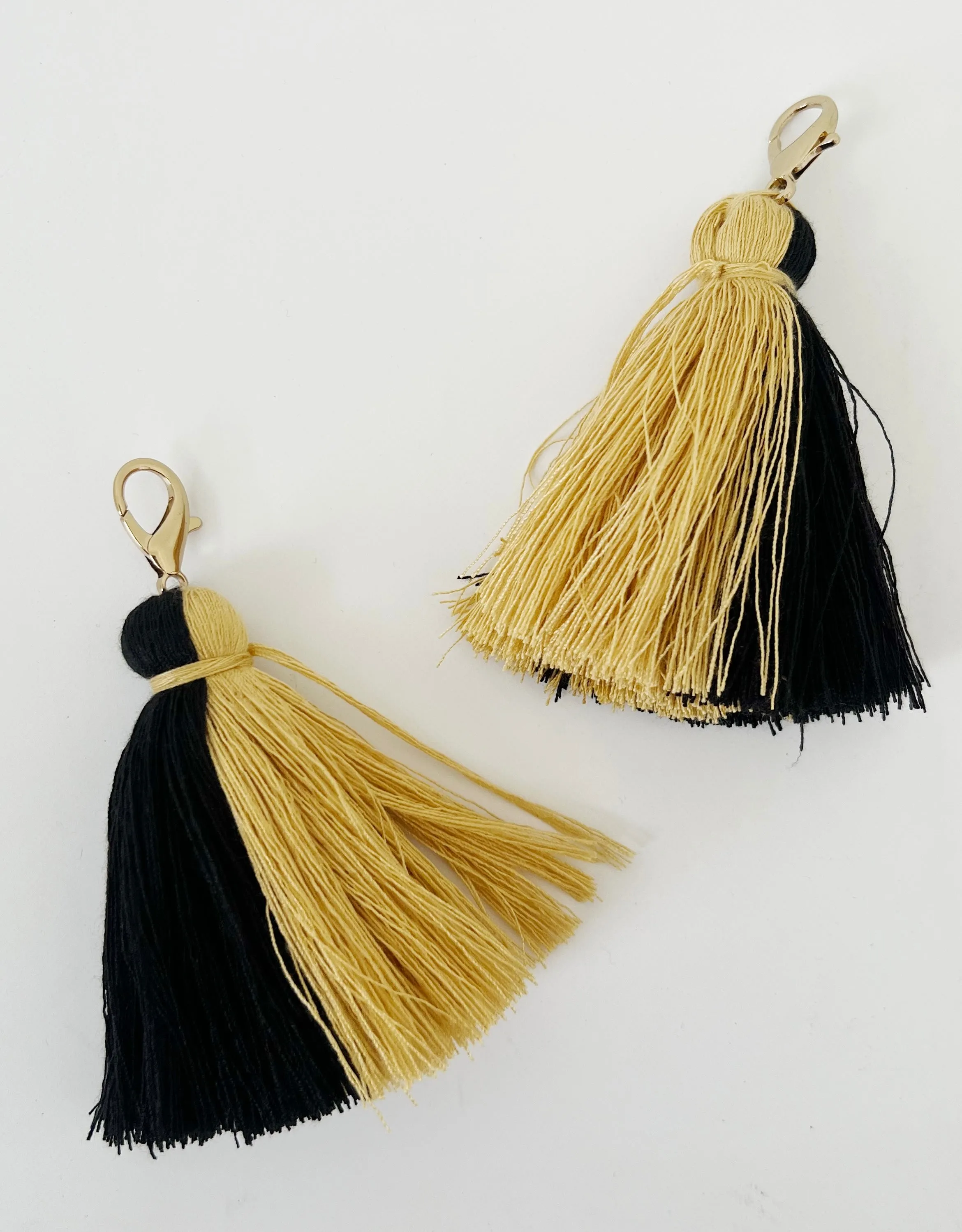 Big Kids Tassel Sets - Black/Gold