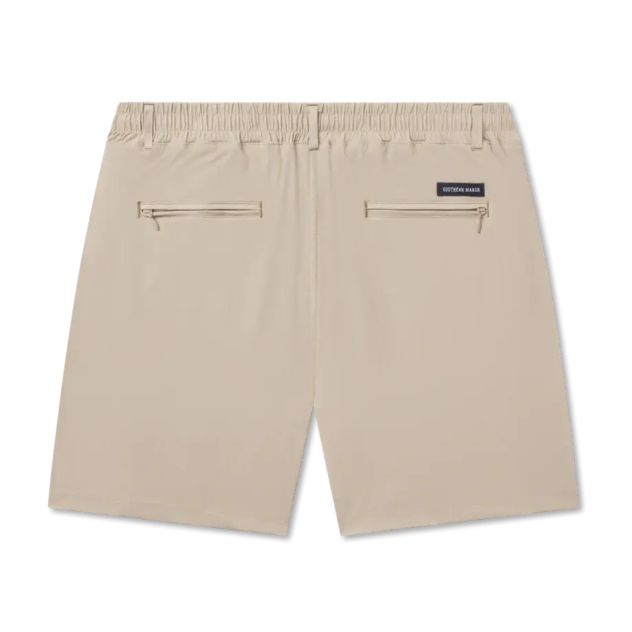 Billfish Lined Performance Short - Khaki