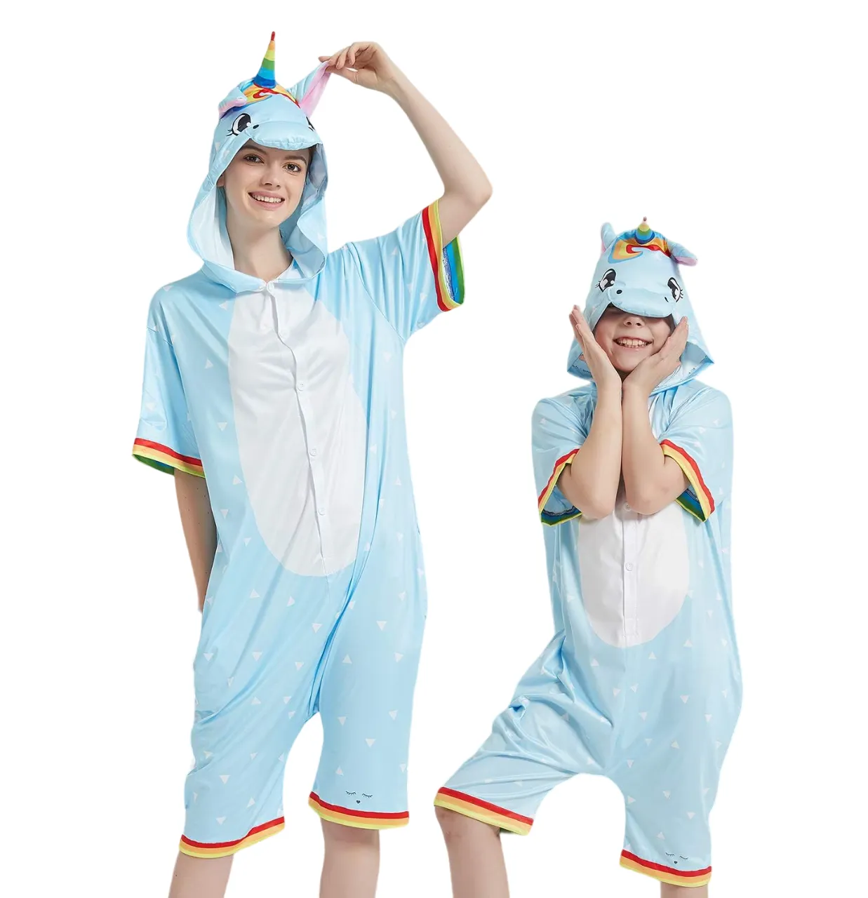 Blue Unicorn Kids Summer Onesie