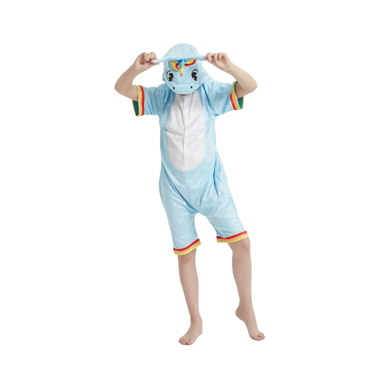 Blue Unicorn Kids Summer Onesie