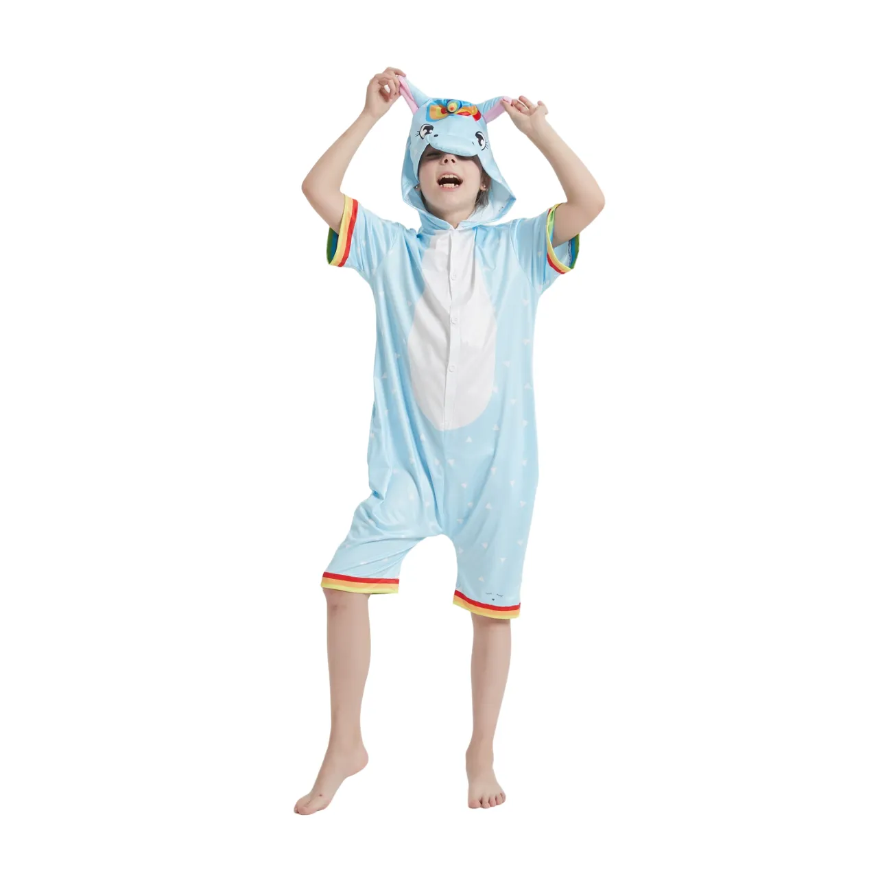 Blue Unicorn Kids Summer Onesie