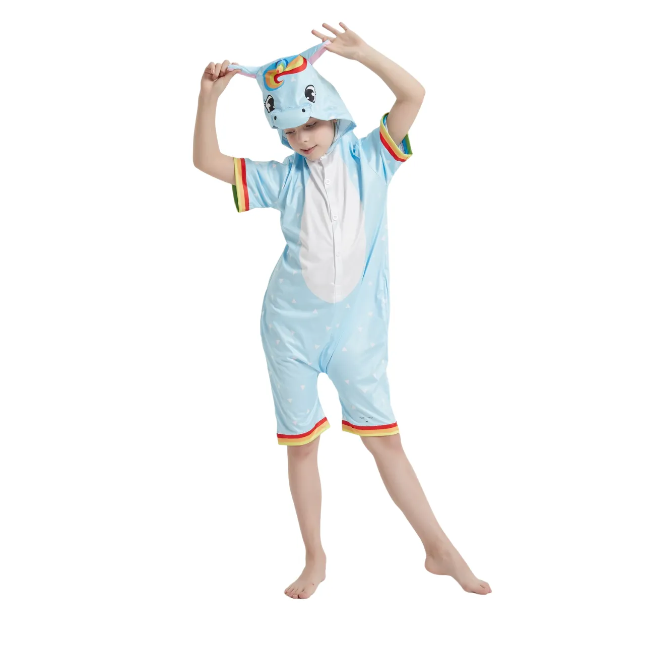 Blue Unicorn Kids Summer Onesie