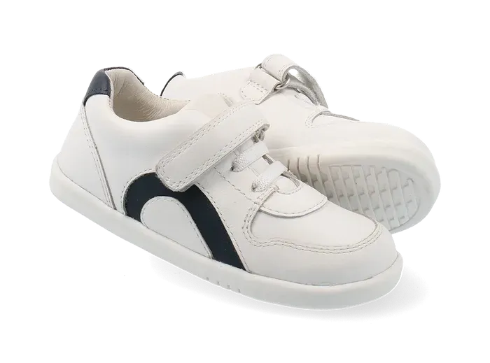 Bobux Iwalk Comet Trainer - White   Navy