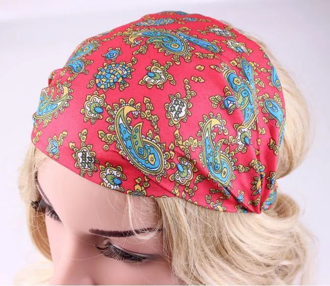 Bohemia Print Floral Fitness Headband