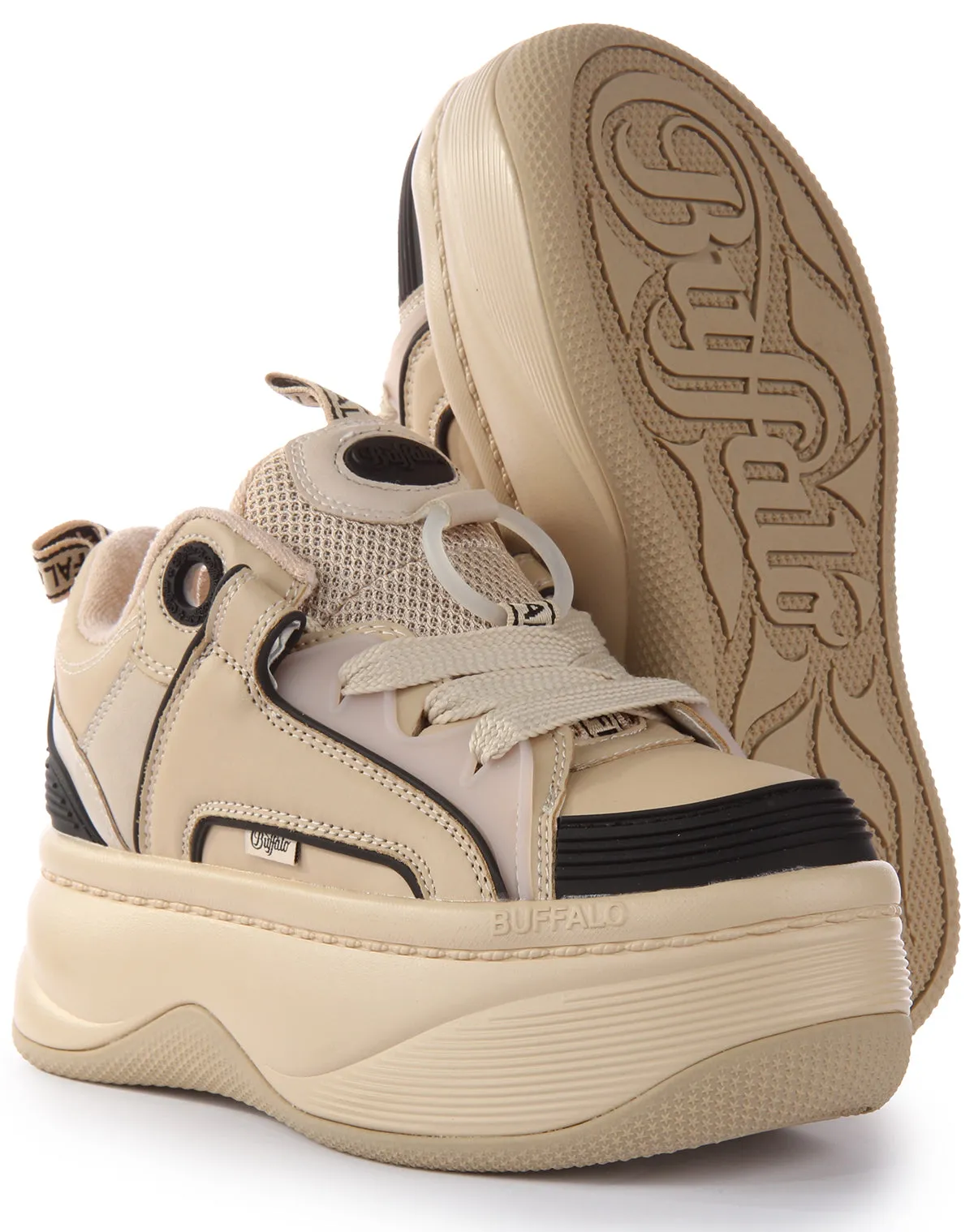 Buffalo Orcus Sk8 In Cream For Women