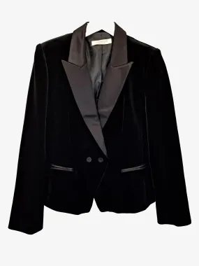 Carla Zampatti Plush Velvet Tuxedo Jacket Size 10