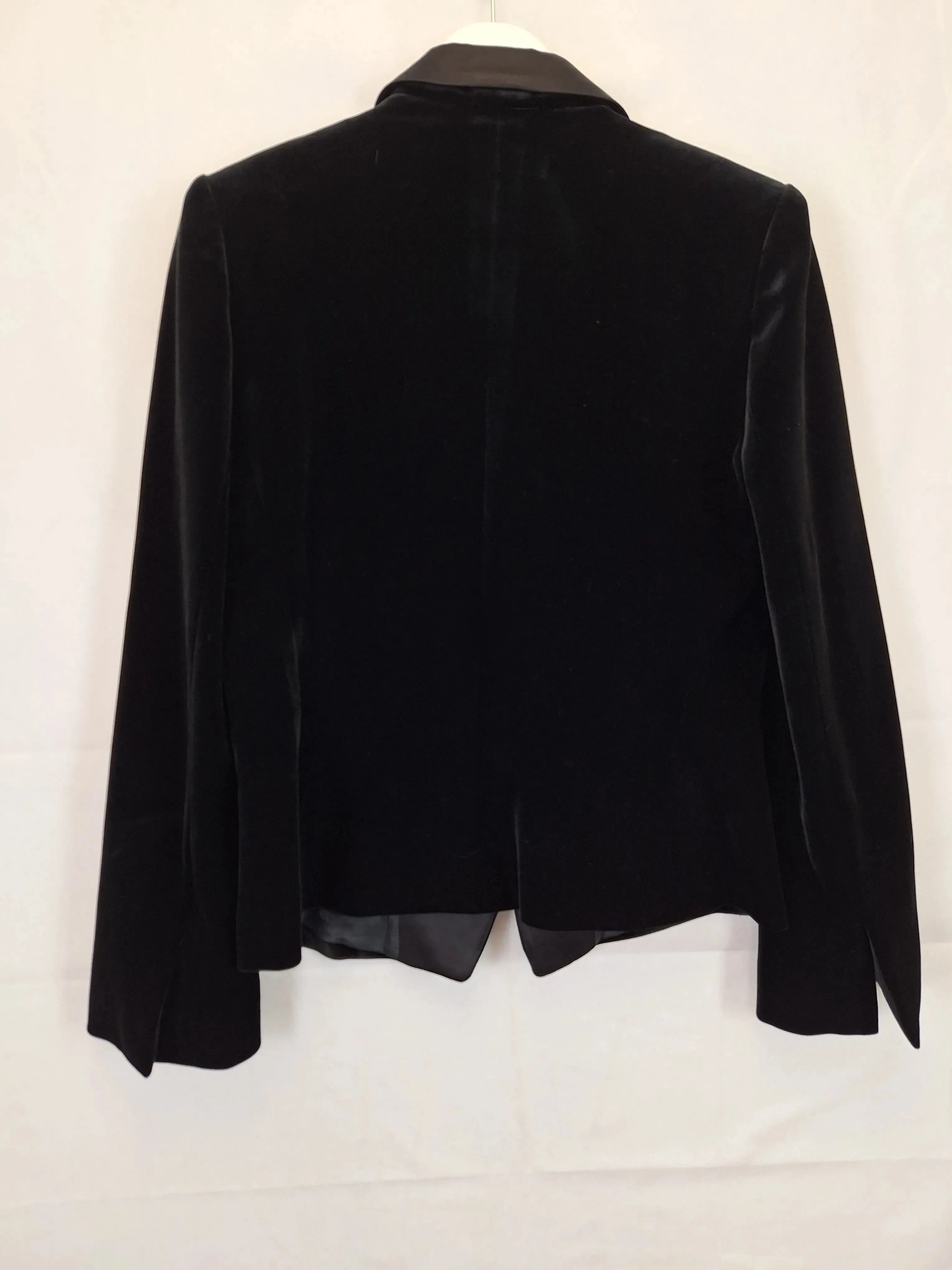 Carla Zampatti Plush Velvet Tuxedo Jacket Size 10