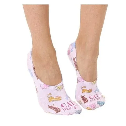 Cat Person Liner Socks