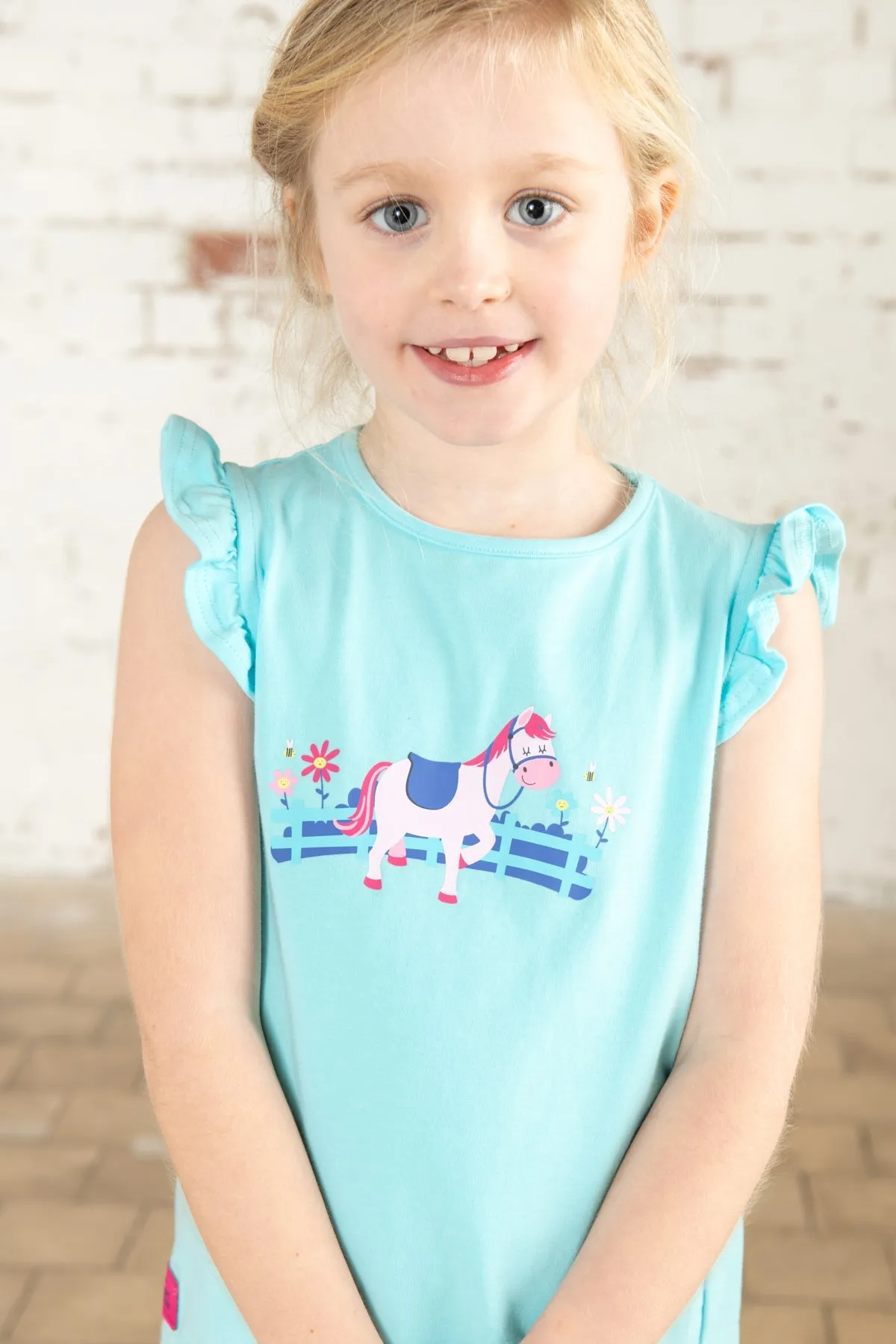 Causeway Swing Tee  - Pony Print