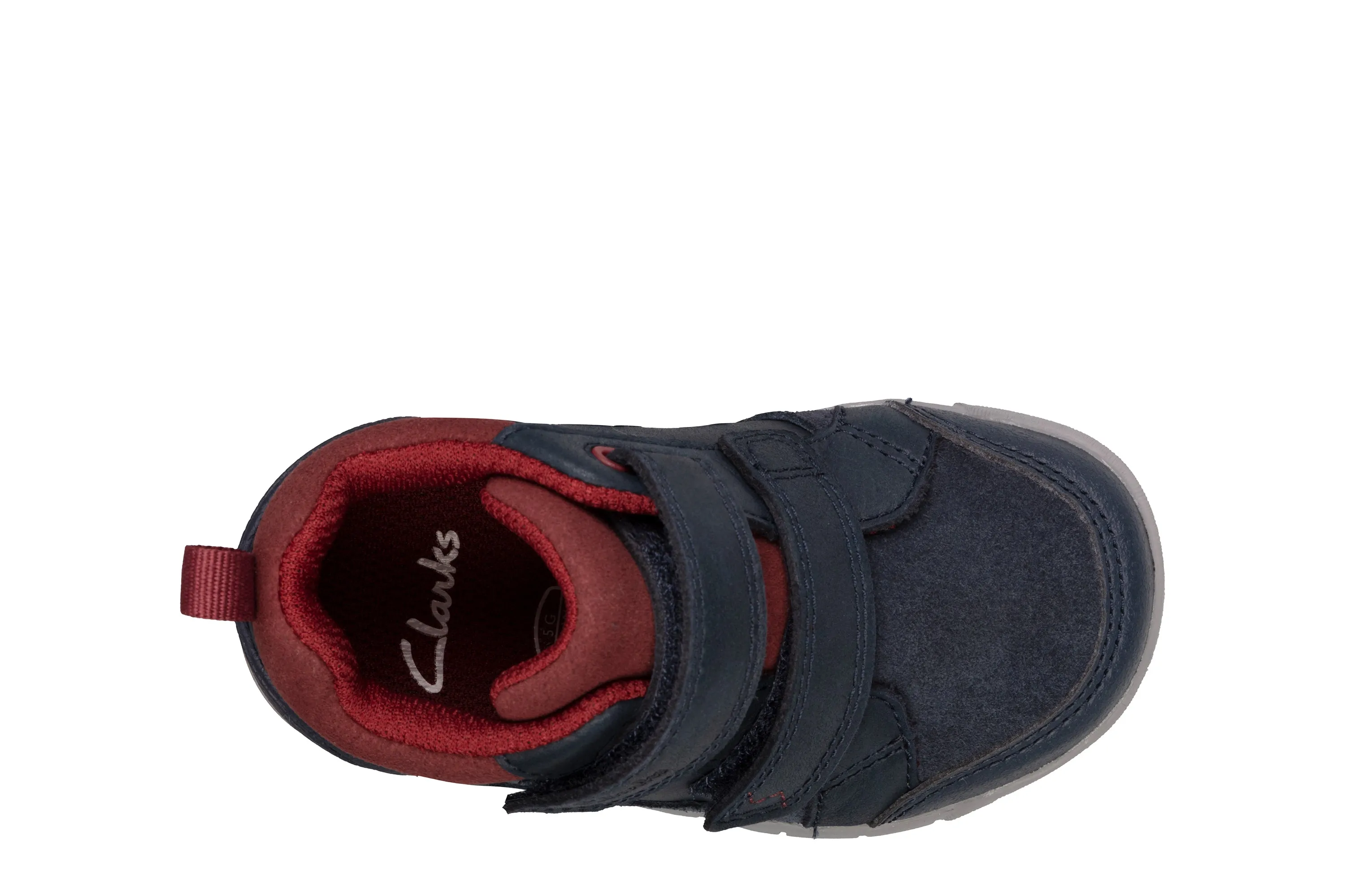 Clarks Rex Park T Navy leather