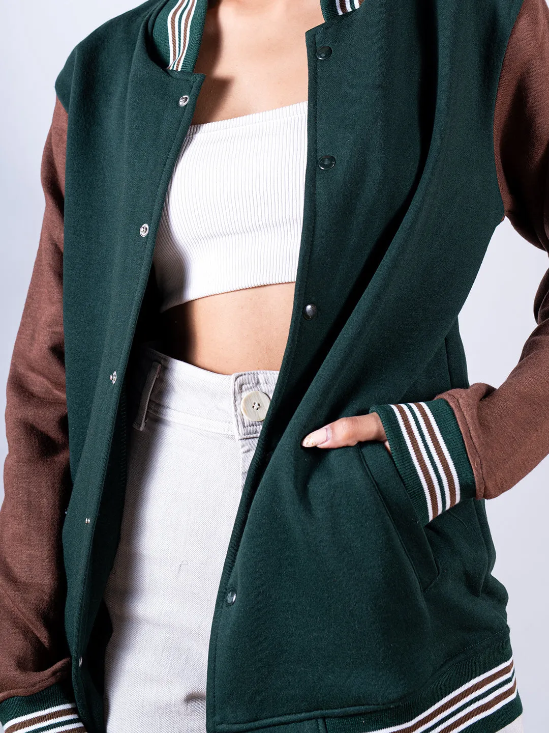 Color Block Varsity Jacket