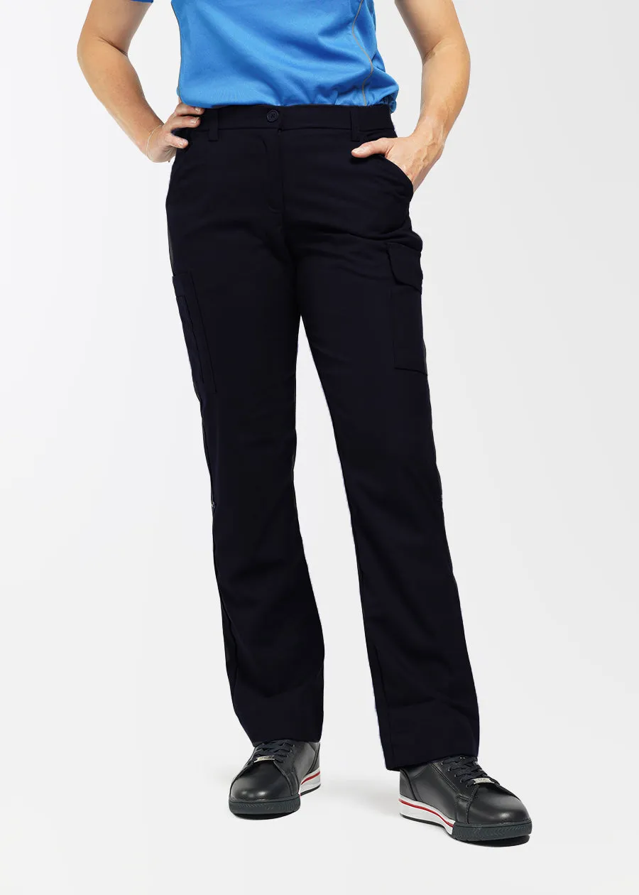 Comfort waist women's dress cargo pant