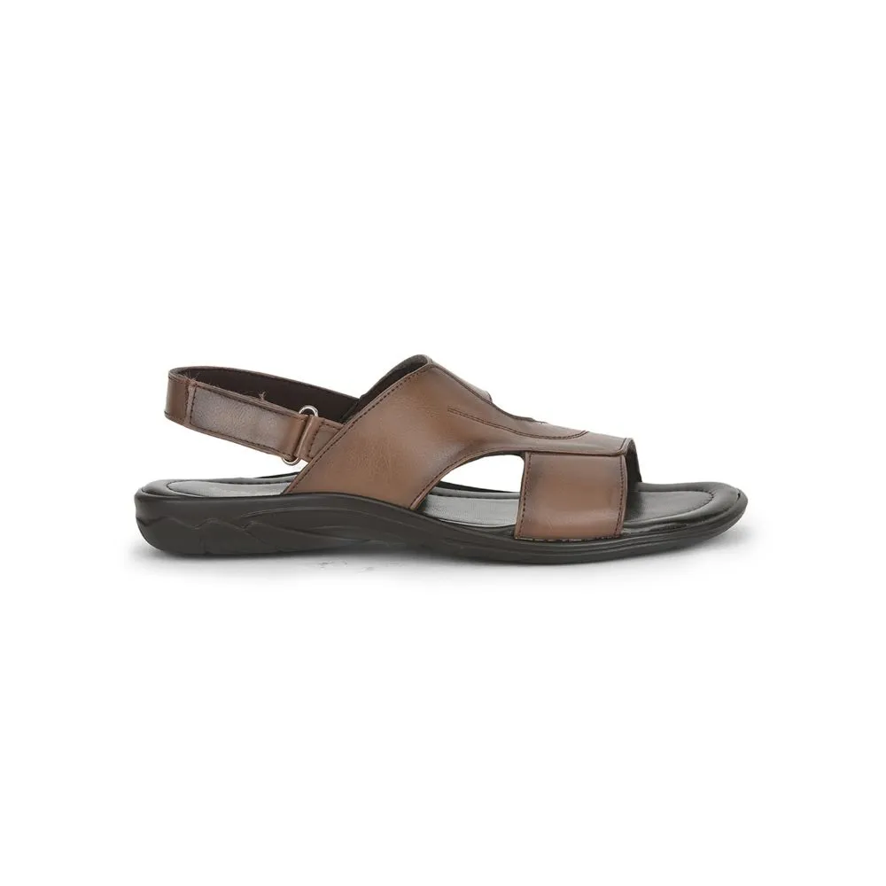 Coolers Casual Tan Sandal For Men LB-322E By Liberty