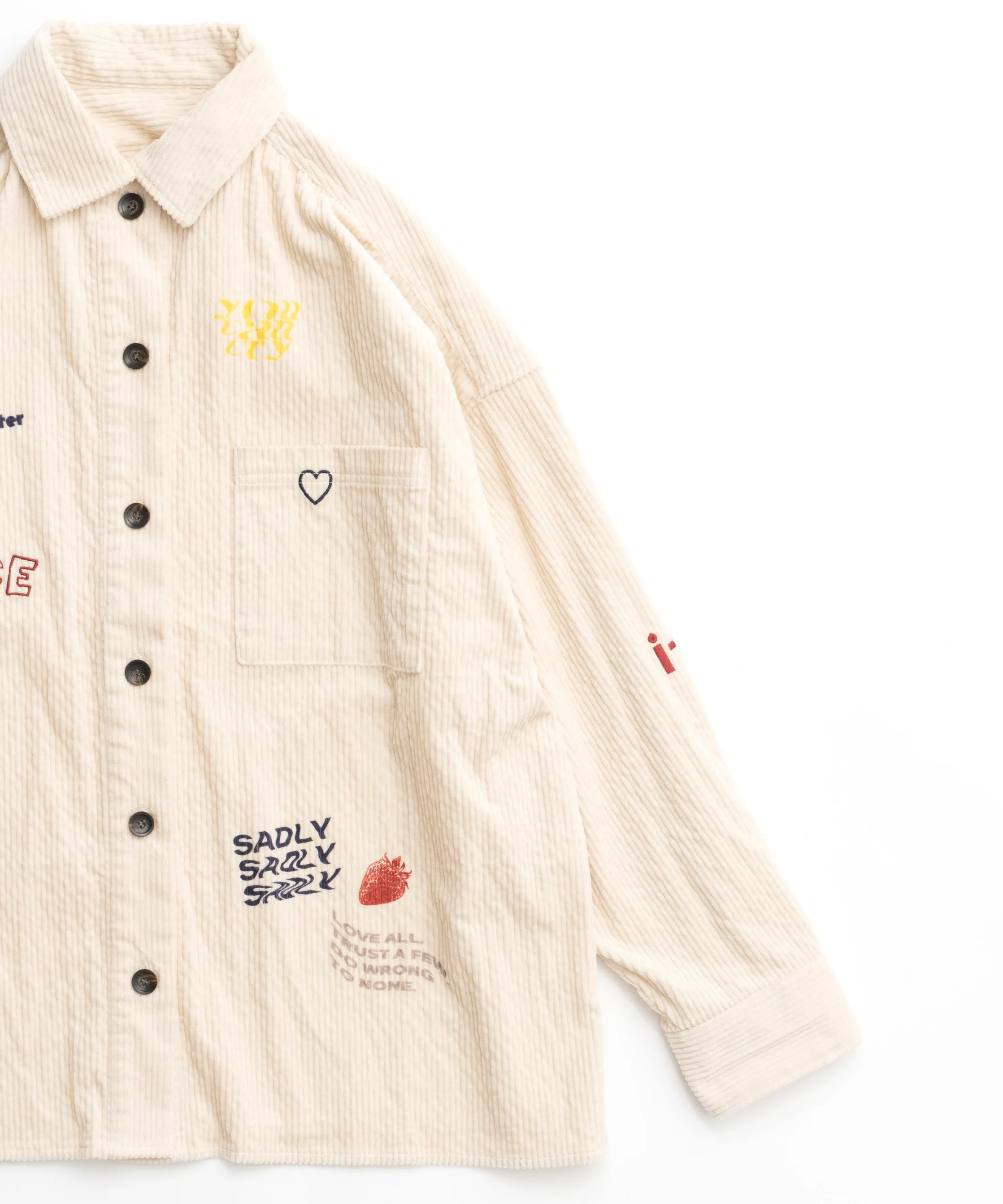 Corduroy Early Romance Graphic Shirt