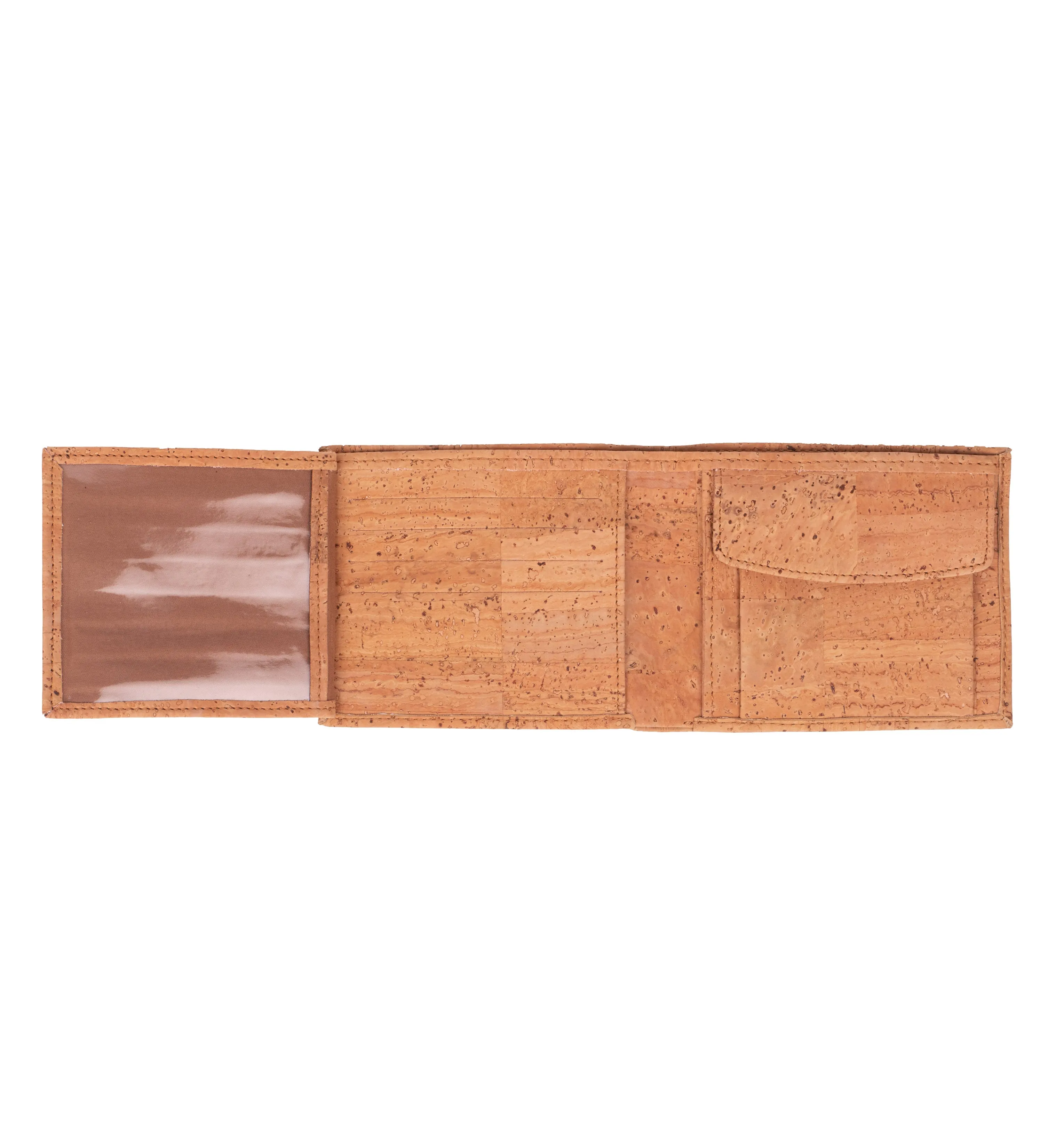 Cork Natural Wood  Men's Card Wallet