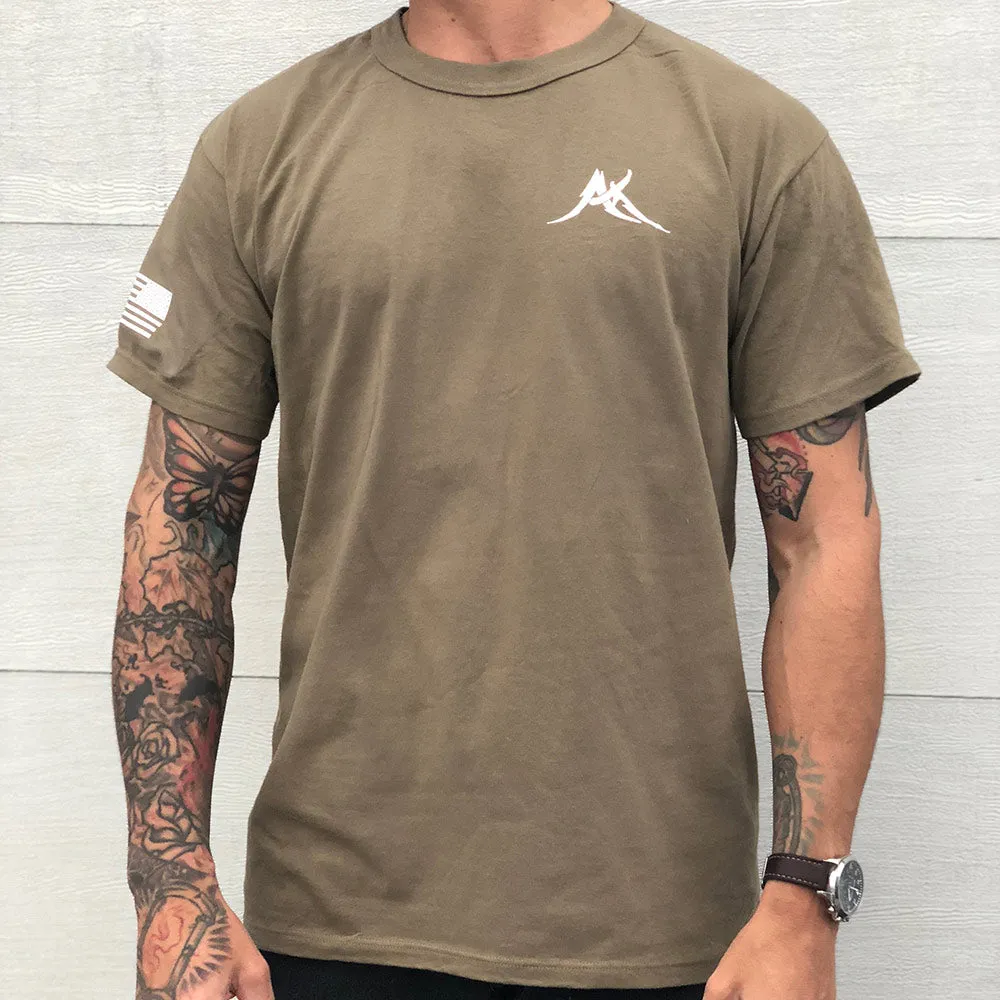 Coyote Tan 499 Military Patriot Shirt